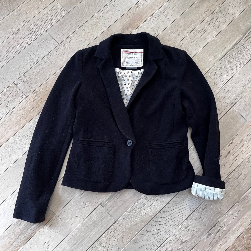 Anthropologie Eleveneses Jacket Black size 4